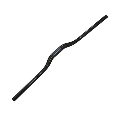 Manillar de Bici MTB Fibra de Carbono Color Rojo