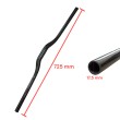 Manillar de Bici MTB Fibra de Carbono Color Rojo