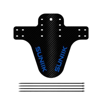 Guardabarros Universal Fibra Carbono Azul