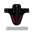 Guardabarros Universal Fibra Carbono Rojo