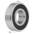 Rodamiento de bolas 6203RS