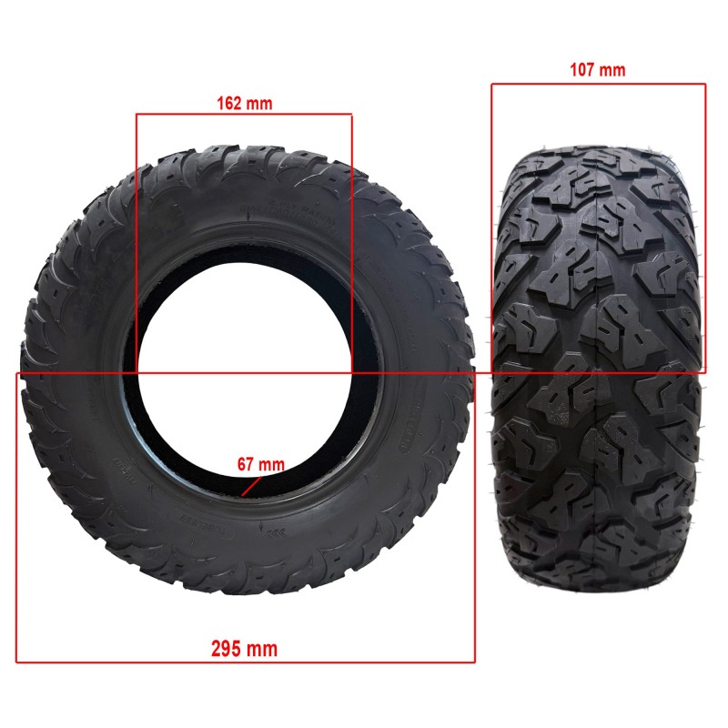 Rueda Cubierta 105/75-6,5 Tubeless