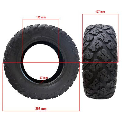 Rueda Cubierta 105/75-6,5 Tubeless