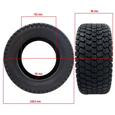 Rueda Cubierta 100/55-6 Tubeless [Xuancheng]