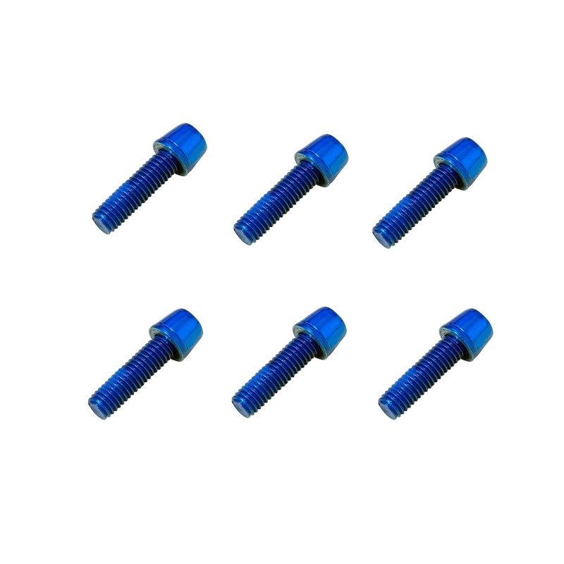 Tornillos Para La Potencia Manillar Azul (Pack 6 unidades)