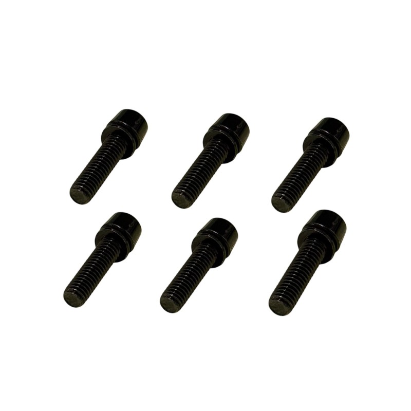 Tornillos Para La Potencia Manillar Negro (Pack 6 unidades)