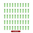 Tope cable de freno Verde (Pack 50)