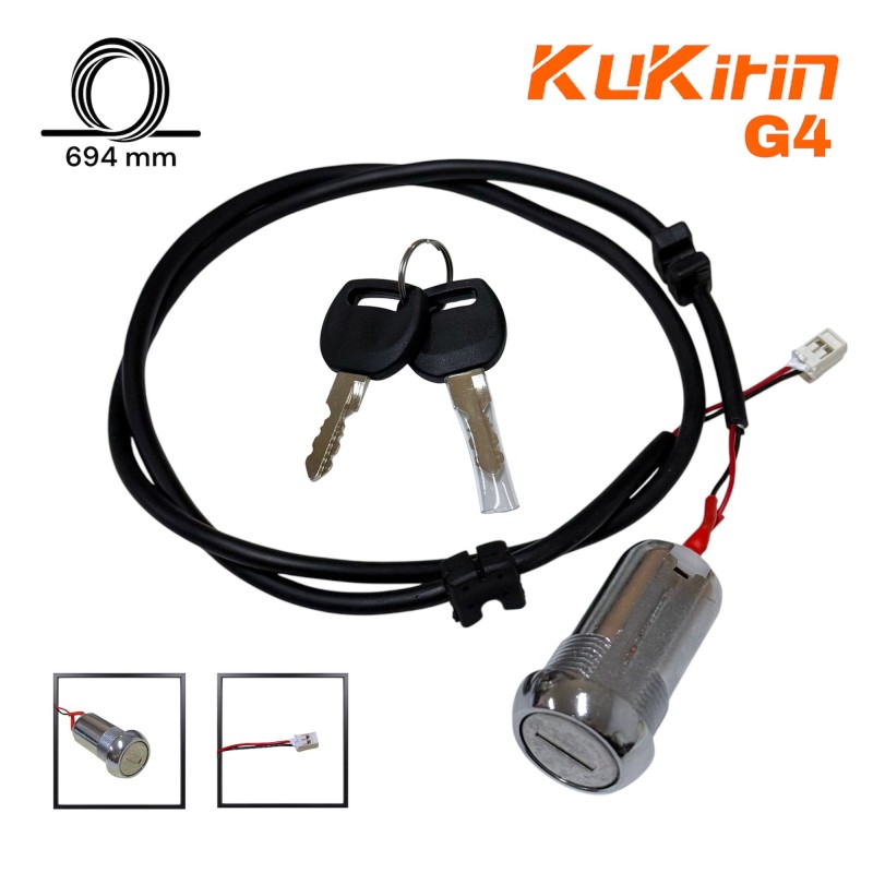 Llave de Encendido Modelo B Para Patinete Kukirin G4