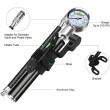 Inflador manual con barómetro