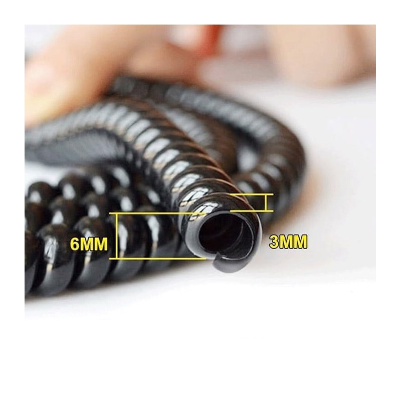 Cubre cable negro-1M