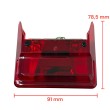 Luz Trasera Modelo B Para Patinete Kukirin G3