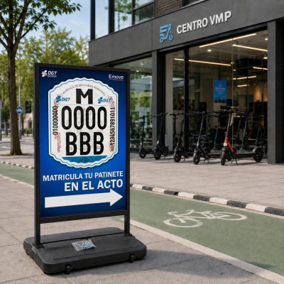 Kit de Fabricación + Display exterior + 100 matrículas - Matrículas DGT