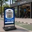 Display exterior doble cara para matrículas DGT - Posters incluidos (90x60cm)