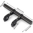 Extensor Manillar para Bici y Patinete eléctrico - pa color: negro