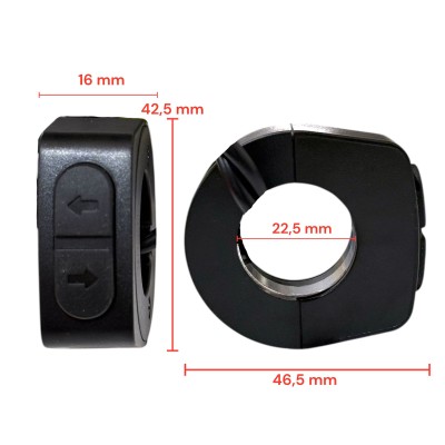 Botonera Para Intermitente Para Patinete NAVEE V25 V40 ORIGINAL