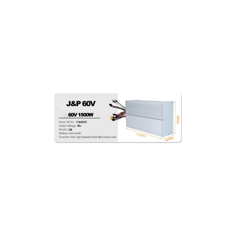 Controladora JP 60V 35A 1500W(single motor)