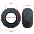 Rueda Cubierta 110/50-6,5 Tubeless [Xuancheng]