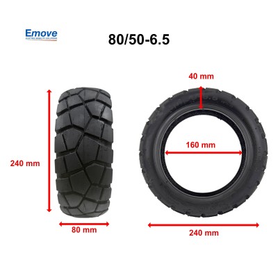 Rueda Cubierta 80/50-6,5 Offroad [Aoxin]