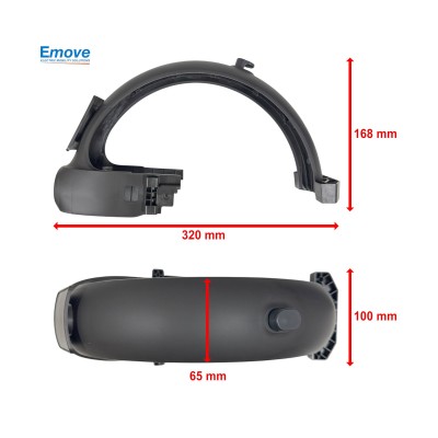 Guardabarros trasero para patinete Xiaomi Mi4 Pro Plus