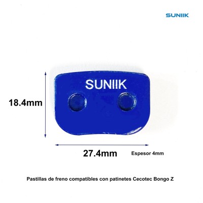 Pastilla de freno resina de disco hidráulico 1003 [Suniik]
