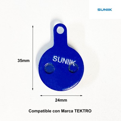 Pastilla de freno resina de disco hidráulico 1026 - Calidad premium [Suniik]