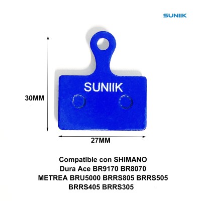 Pastilla de freno resina de disco hidráulico 1055 - Calidad premium [Suniik]