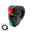 Botonera con bocina de luz intermitente