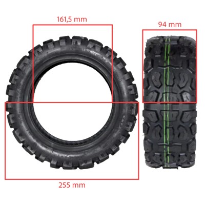 Rueda Cubierta 113 offroad (90/65-6,5) [CST] Tubetype