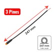 Cable M8 de 3 pines