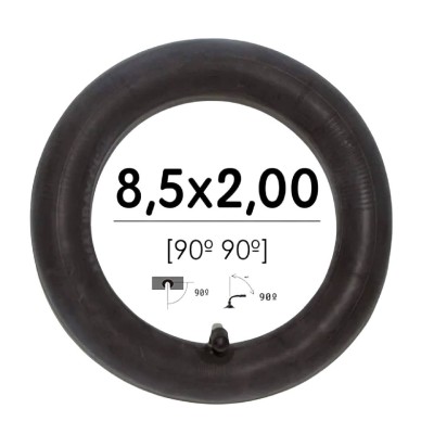Camara de aire 8.52 Valvula torcida 90º [Premium]