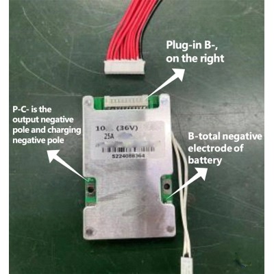 BMS 16S 60V 50A Liion Batería Autobalanceo