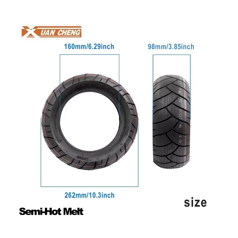 Neumático 103 (80/65-6) Semi-Slick [Xuancheng]