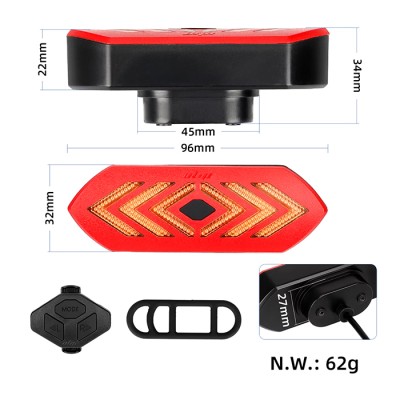 Luz de freno intermitente para Xiaomi M365/1S/Pro