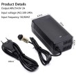 CARGADOR 54.6V-2A CONECTOR HEMBRA BASIC