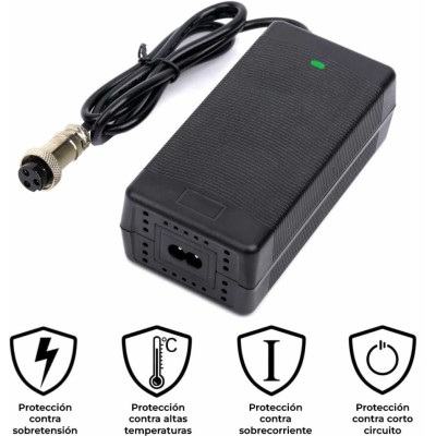 CARGADOR 54.6V-2A CONECTOR HEMBRA BASIC
