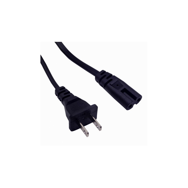 CABLE ENCHUFE DE CORRIENTE PARA CARGADOR MODELO AMERICANO, IDEAL PARA VIAJE
