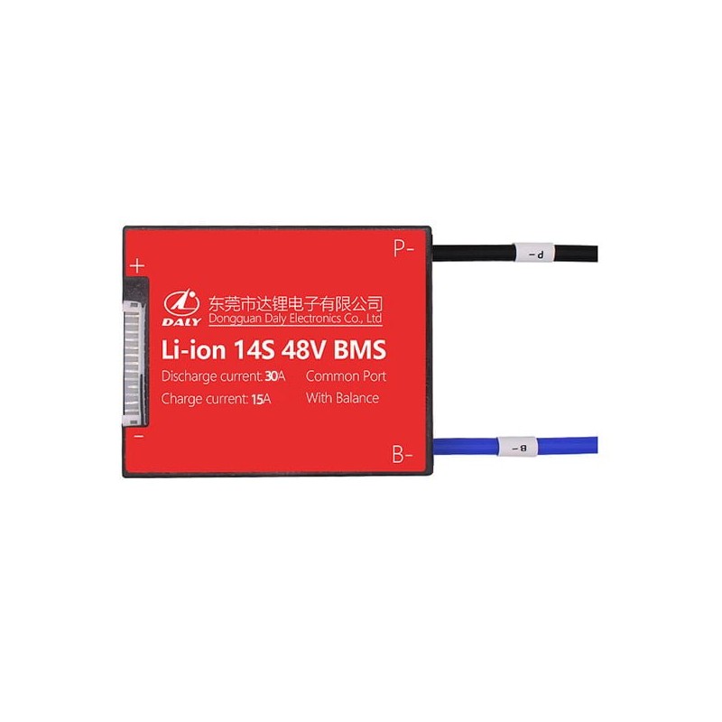 BMS DALY 14S 52V 30A Liion Batería Autobalanceo