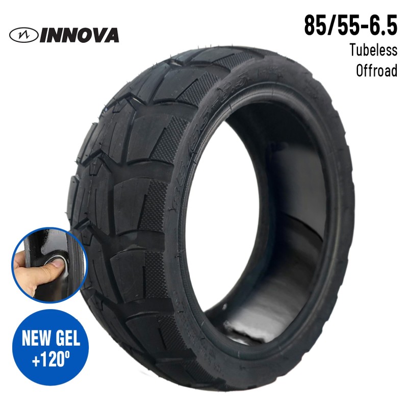 Neumático 85/55-6,5 Offroad Tubeless (Con gel antipinchazos) [Innova]