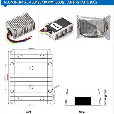 Convertidor DC 12V 10A 30-90V
