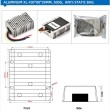 Convertidor DC 12V 10A 30-90V
