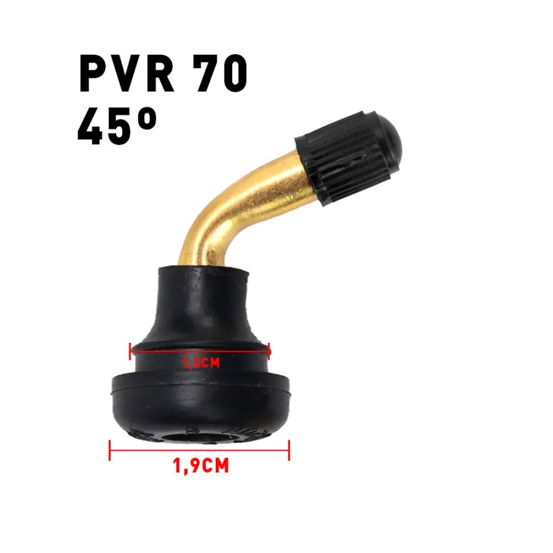 Válvula tubeless PVR 70 (45 grados)