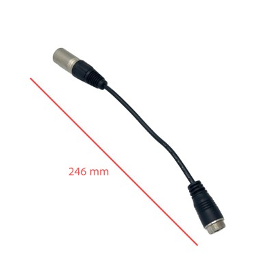 Cable convertidor GX16 a XLR de 3 pines