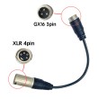 Cable convertidor GX16 a XLR de 4 pines