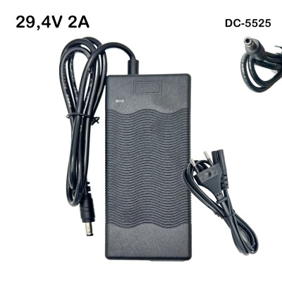 Cargador 29,4V 2A (DC5525)