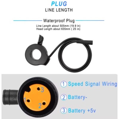 Acelerador para Bogist Urbetter M6, Ecoxtrem Bison, B-Mov freestyle 5