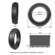 Rueda maciza 92,25 offroad (compatible con Xiaomi)