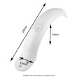 Guardabarros trasero para Xiaomi M365 y PRO (blanco)