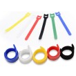 Bridas del velcro reutilizable 12x150mm - pa color: roja