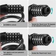Candado de Cable Antirrobo Para Bici y Patinete