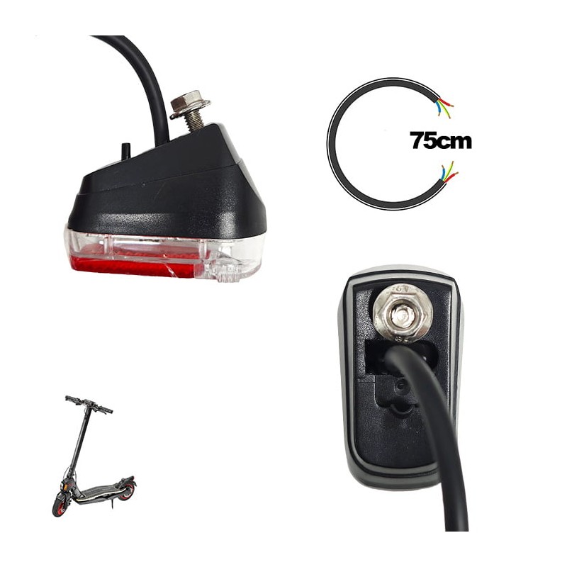 Luz trasera de freno para Cecotec Bongo S Infinity/S+ MAX